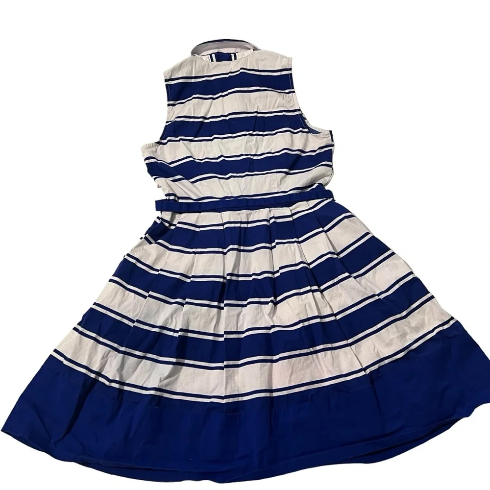 Milly - Womens Nautical Style A-line Dress Sz. 6 - Picture 8 of 11